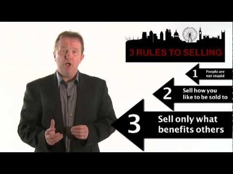 What are the 3 Rules of Selling